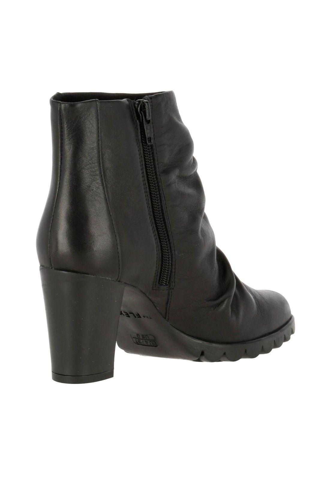 Botin Mujer Cuero Redip Negro-4