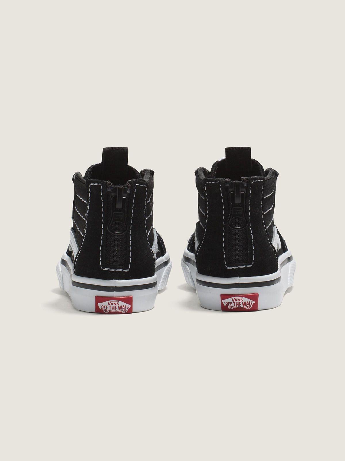 Zapatilla Con Caña Td Sk8-Hi Zip Negro Niño-5