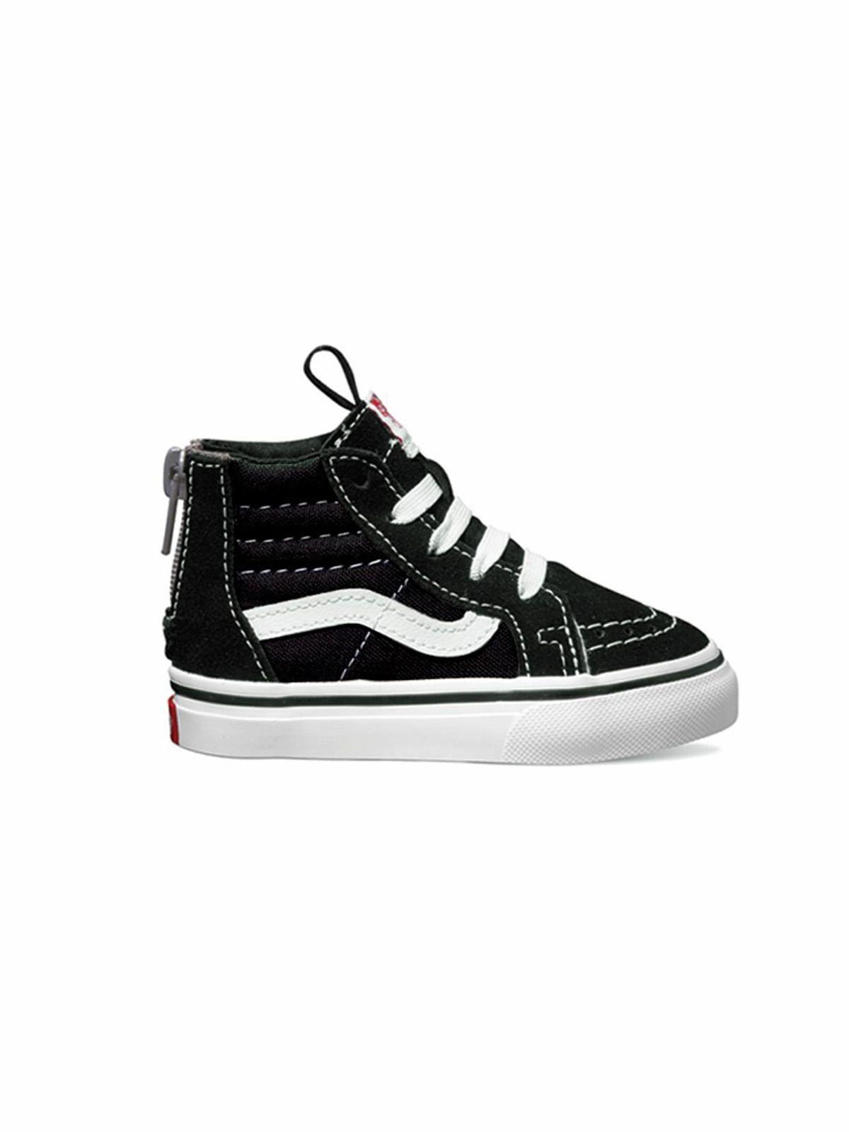 Zapatilla Con Caña Td Sk8-Hi Zip Negro Niño-0