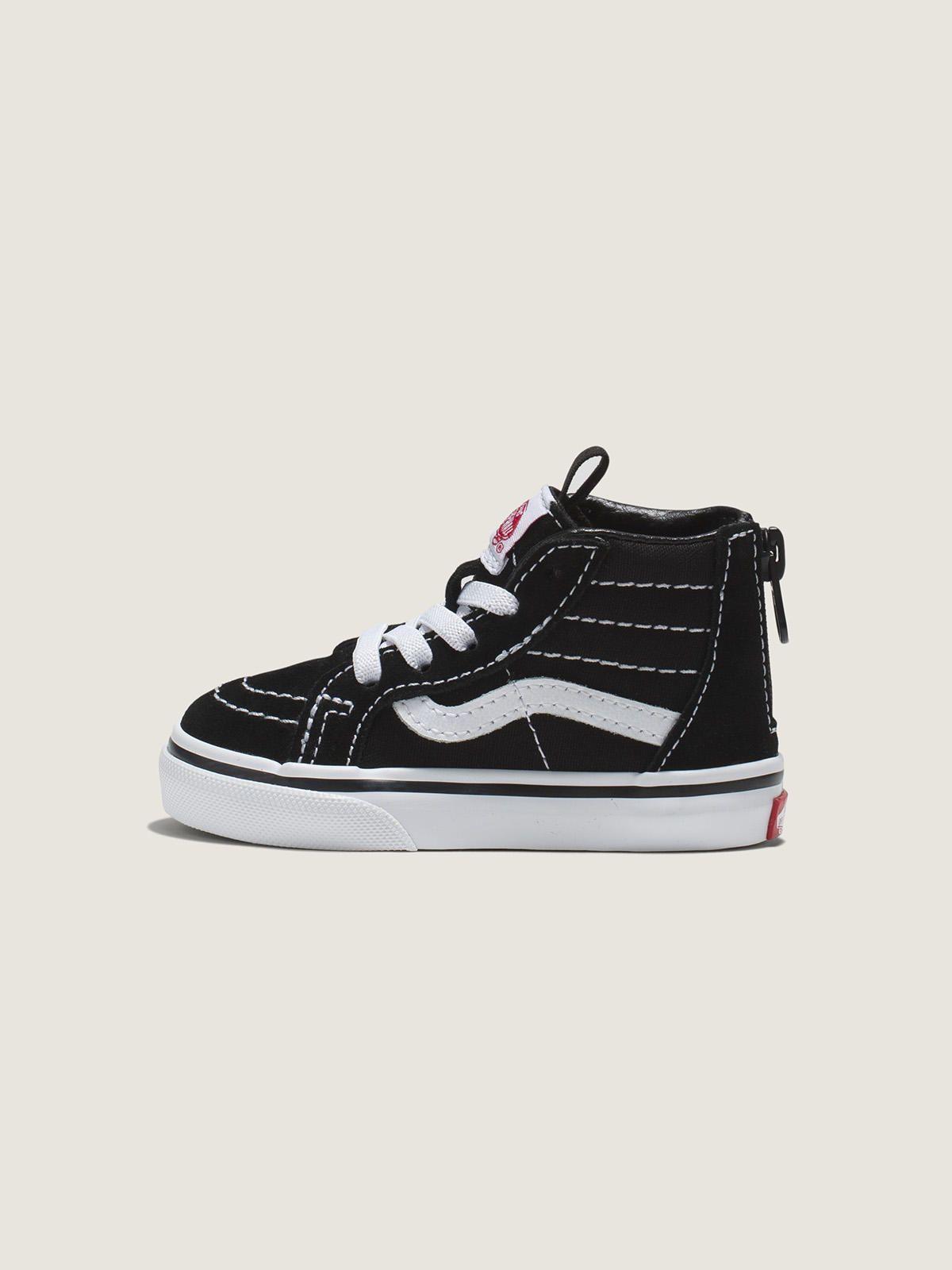 Zapatilla Con Caña Td Sk8-Hi Zip Negro Niño-3
