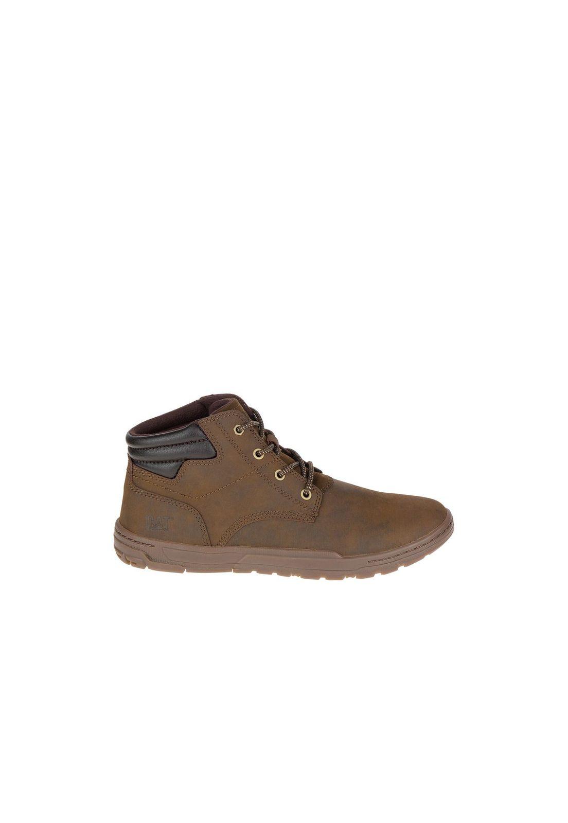 Zapatilla Hombre  Con Caña Creedence Café-1