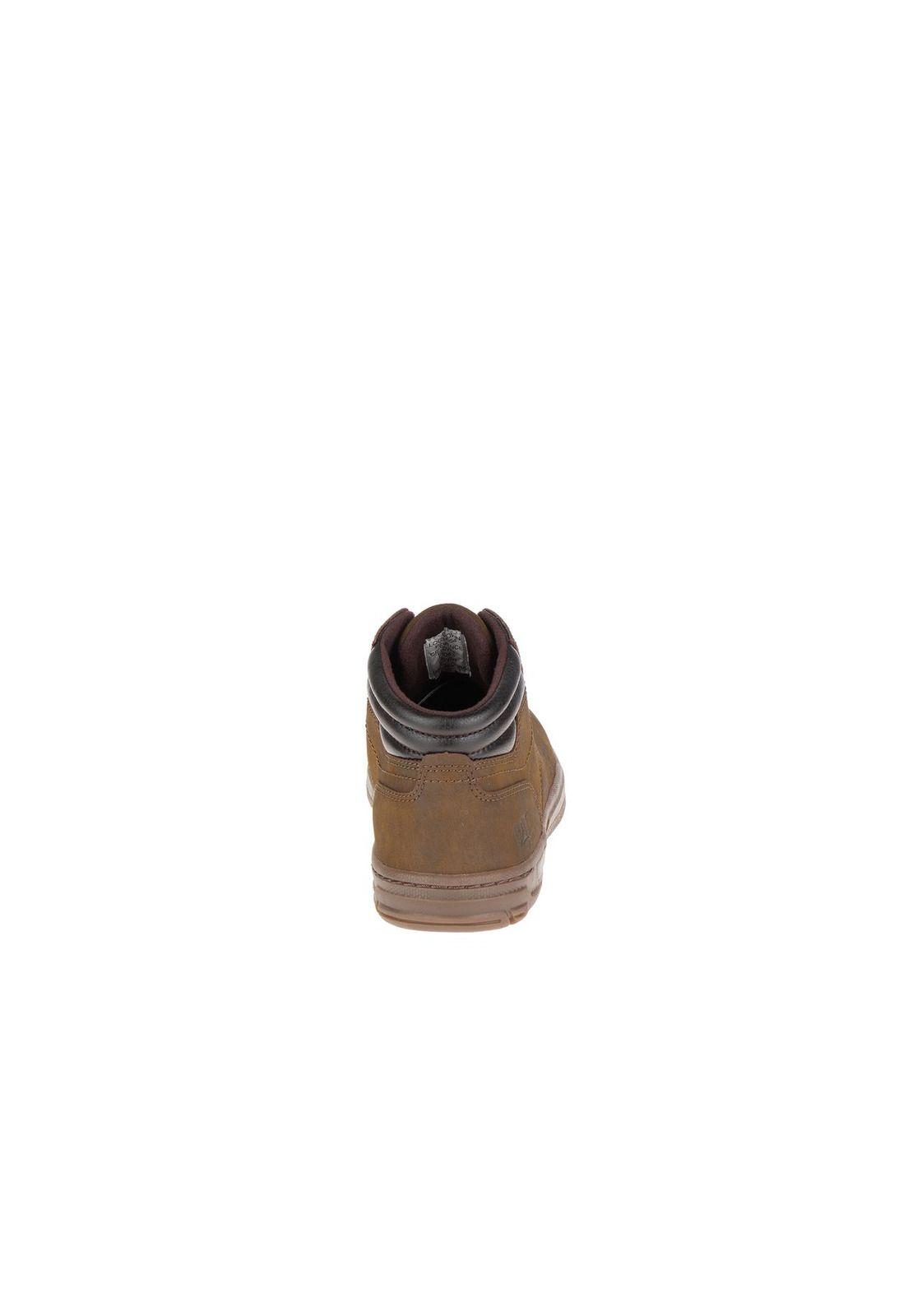 Zapatilla Hombre  Con Caña Creedence Café-4