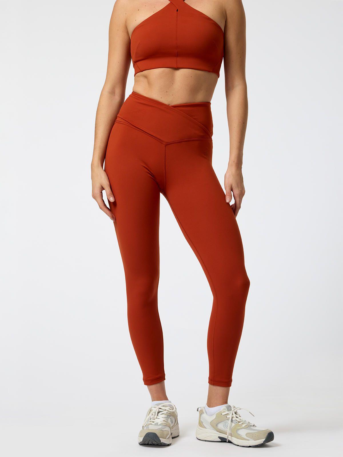 Calza Ankle Eva Aloe Naranja Mujer-1