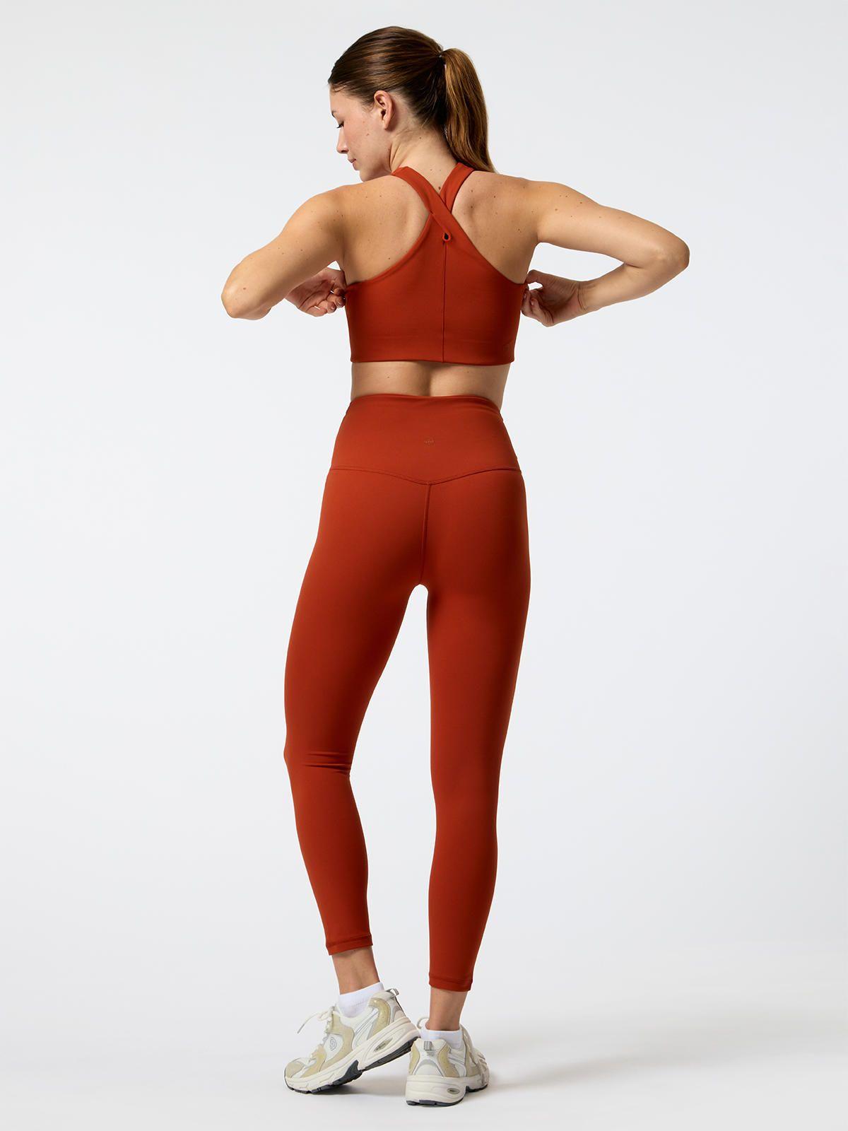 Calza Ankle Eva Aloe Naranja Mujer-4