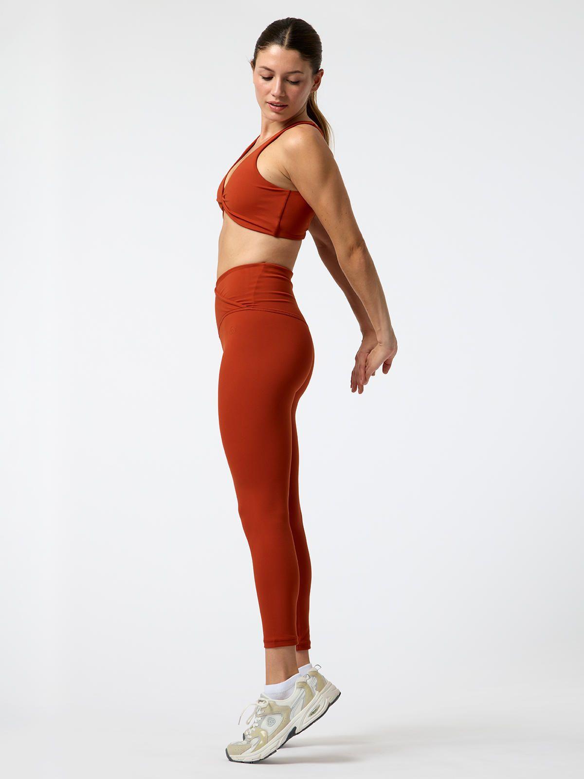 Calza Ankle Eva Aloe Naranja Mujer-6