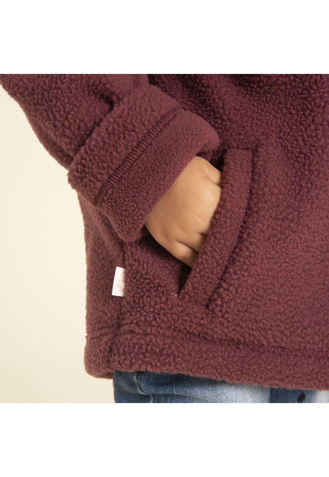 Polar Niña Fleece Burdeo-2