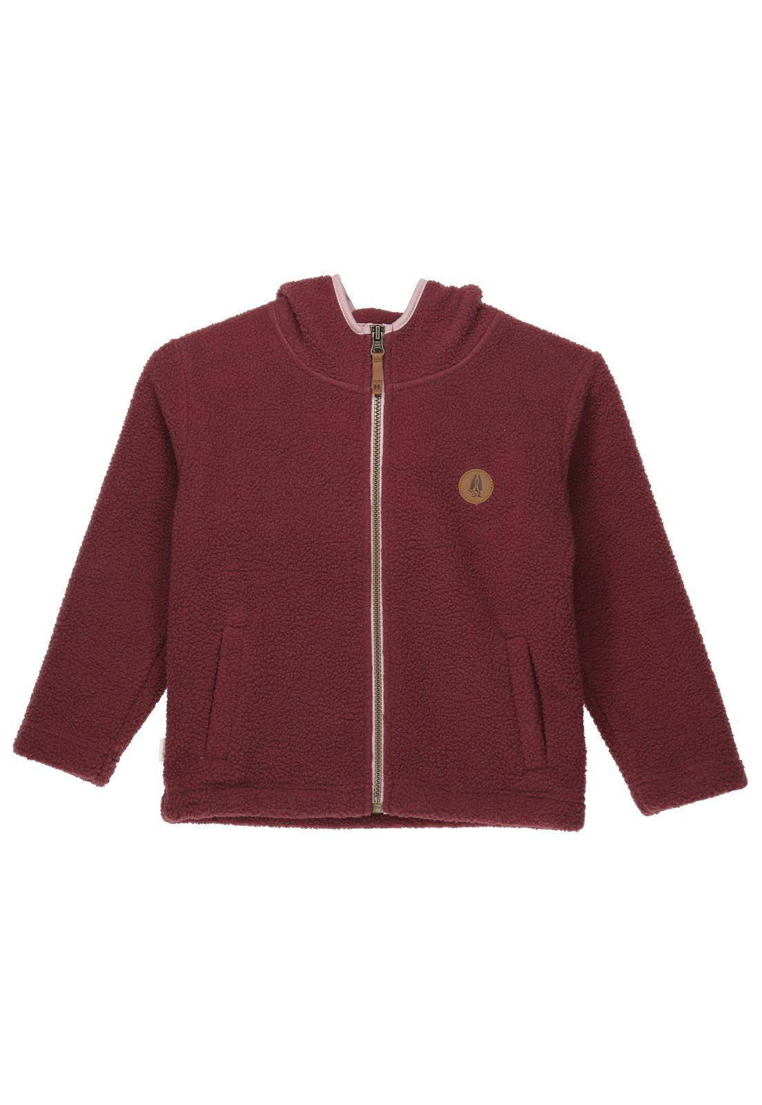 Polar Niña Fleece Burdeo-3