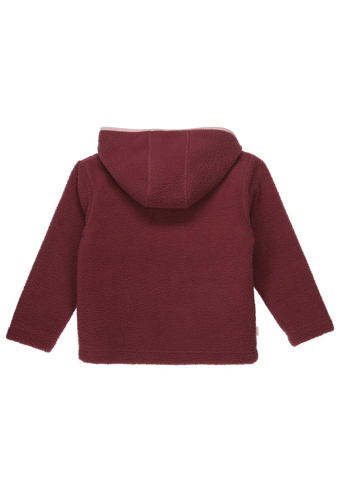 Polar Niña Fleece Burdeo-4