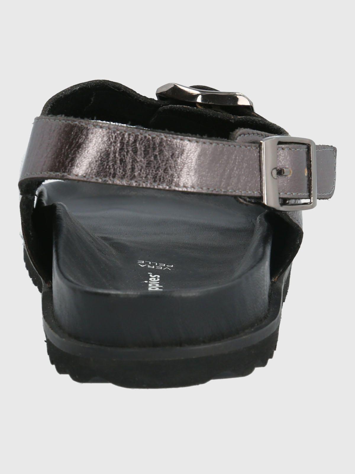Sandalia Leather Mujer Bandol Metalizada-6