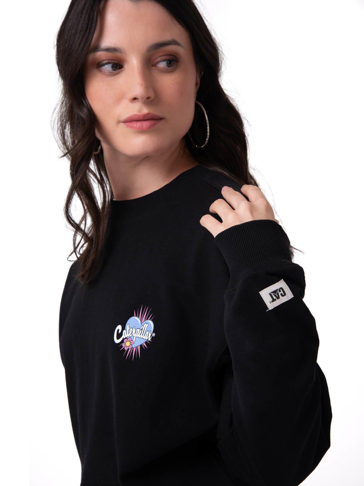 Polerón Mujer French Terry Negro-4