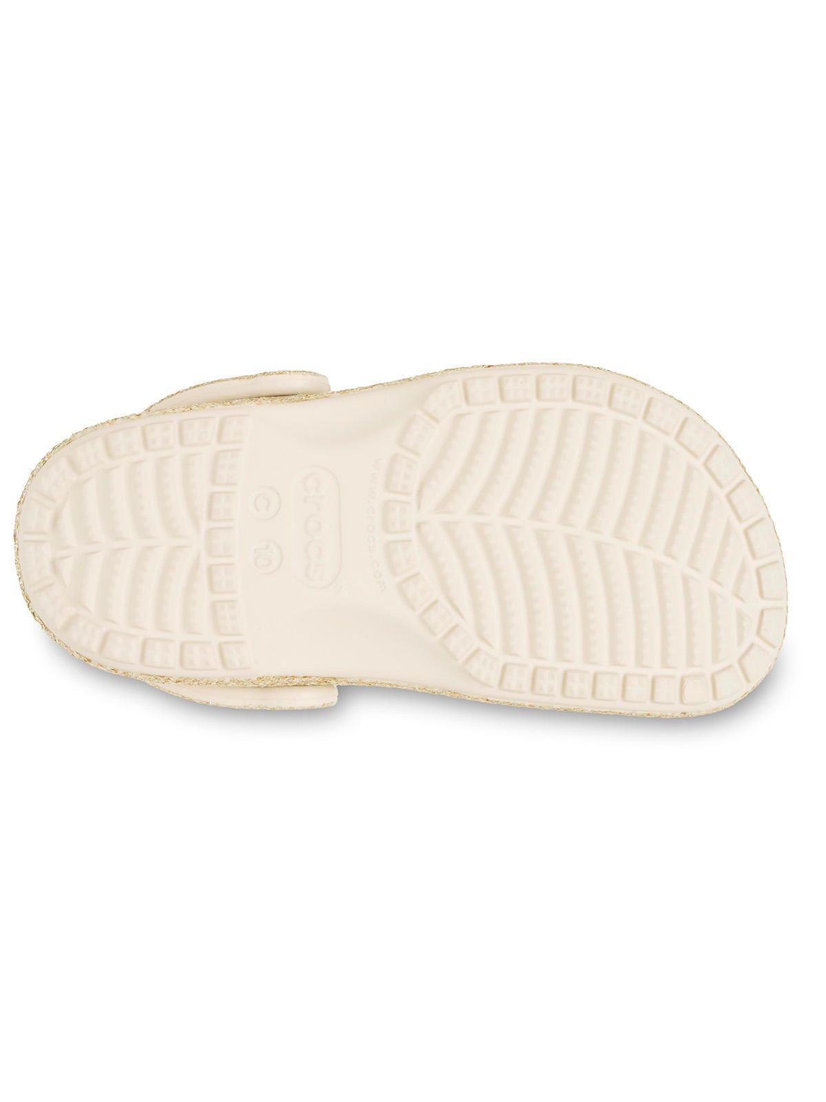 Zueco Niños Pequeños Classic Clog Glitter Dorado Crocs-5