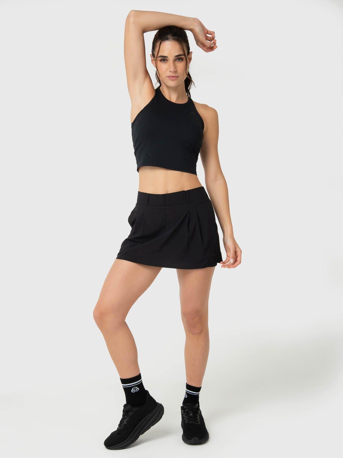 Peto Mujer Crop Mid Aloe Negro -4