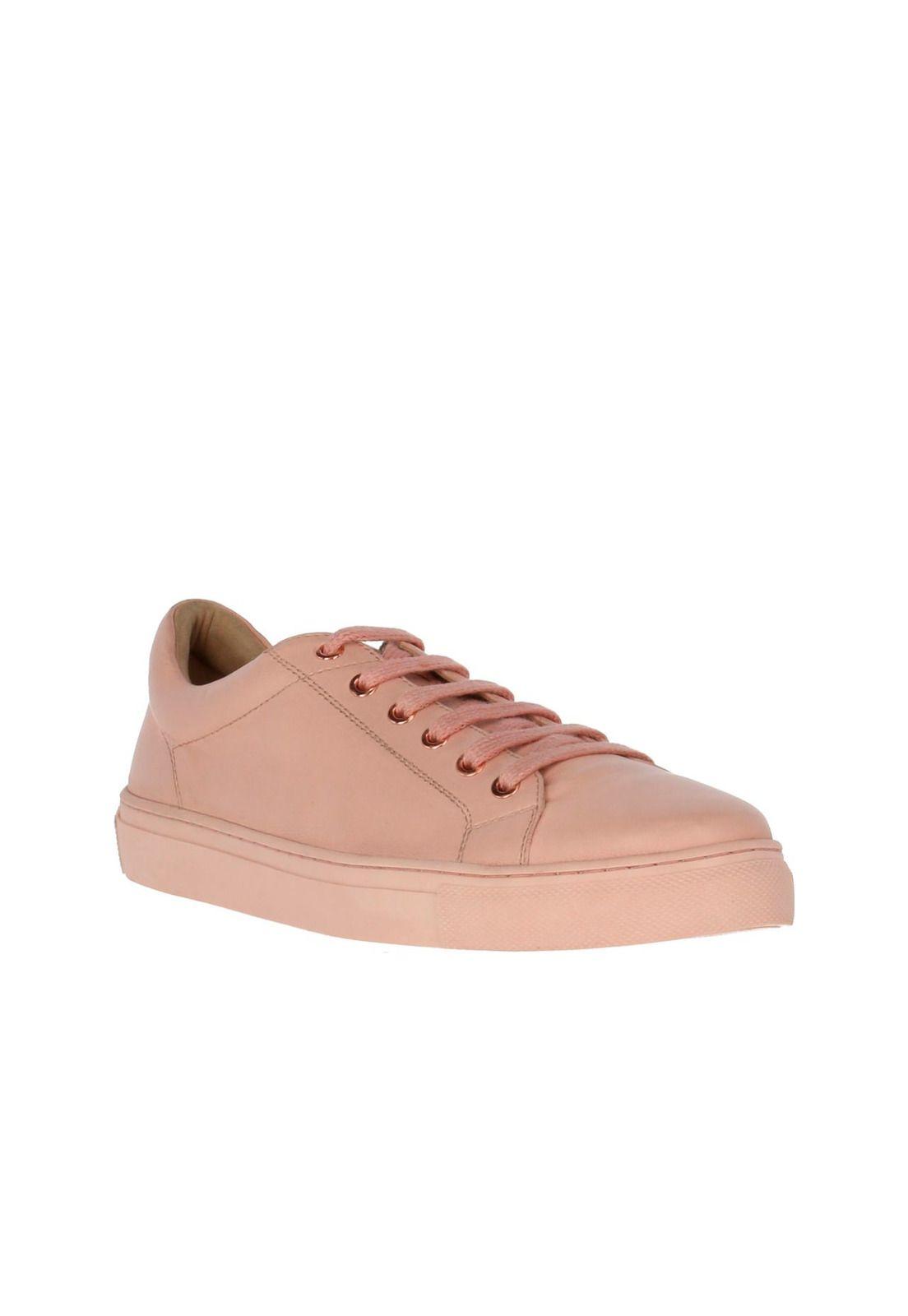 Zapatilla Cuero Distraction Rosa-0