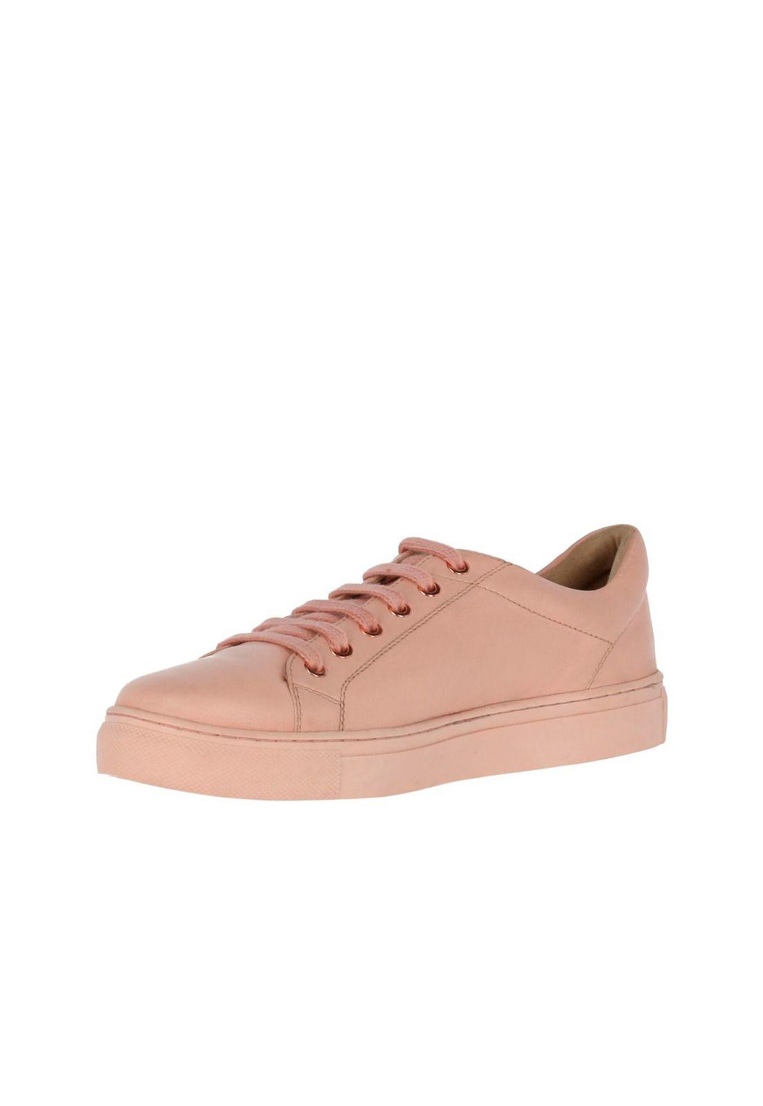 Zapatilla Cuero Distraction Rosa-1