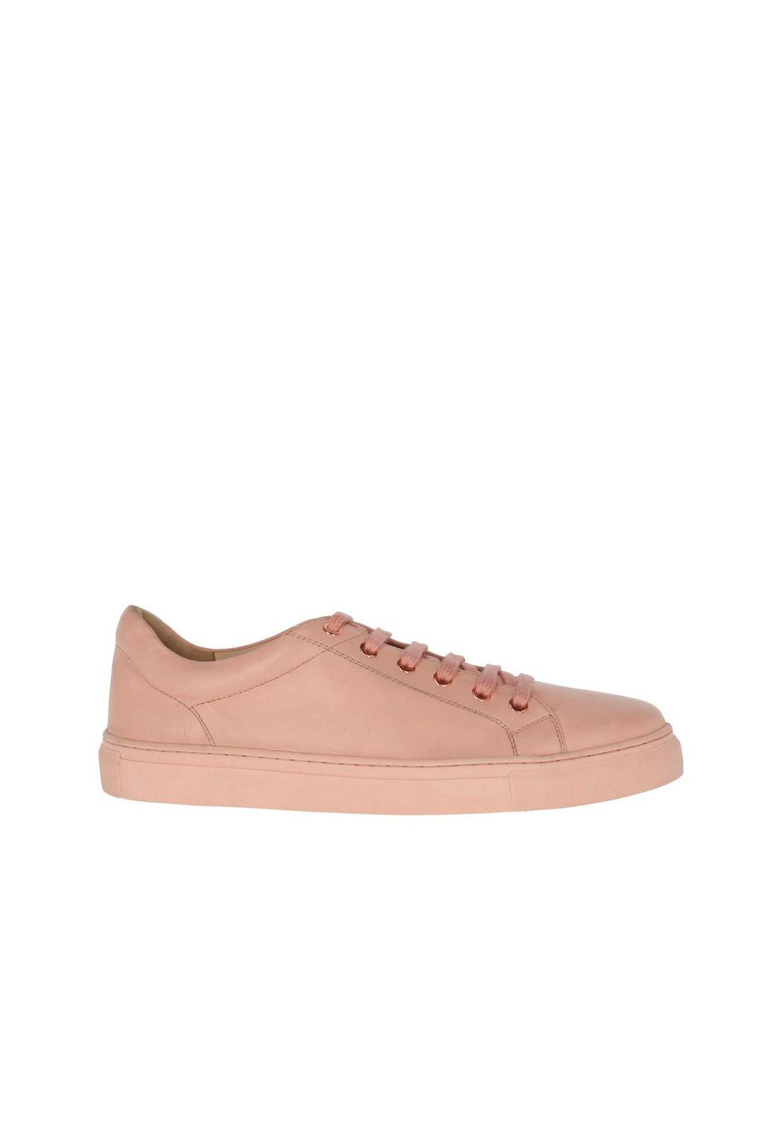 Zapatilla Cuero Distraction Rosa-2