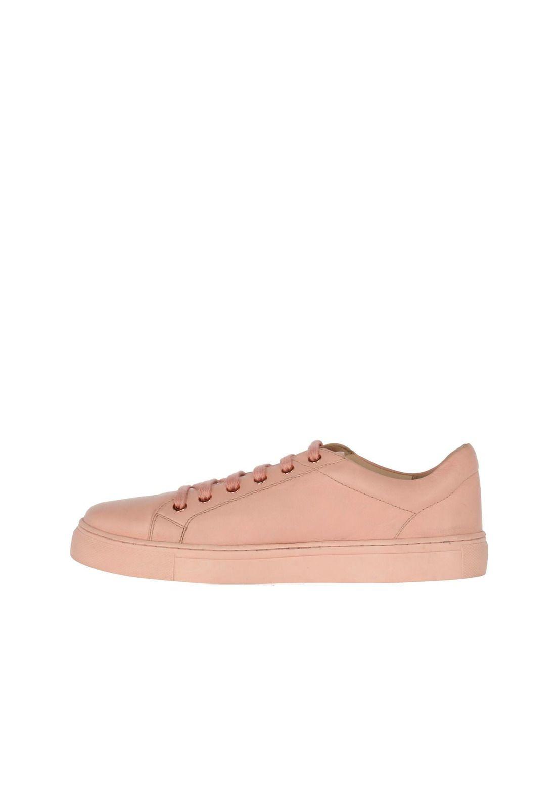 Zapatilla Cuero Distraction Rosa-3