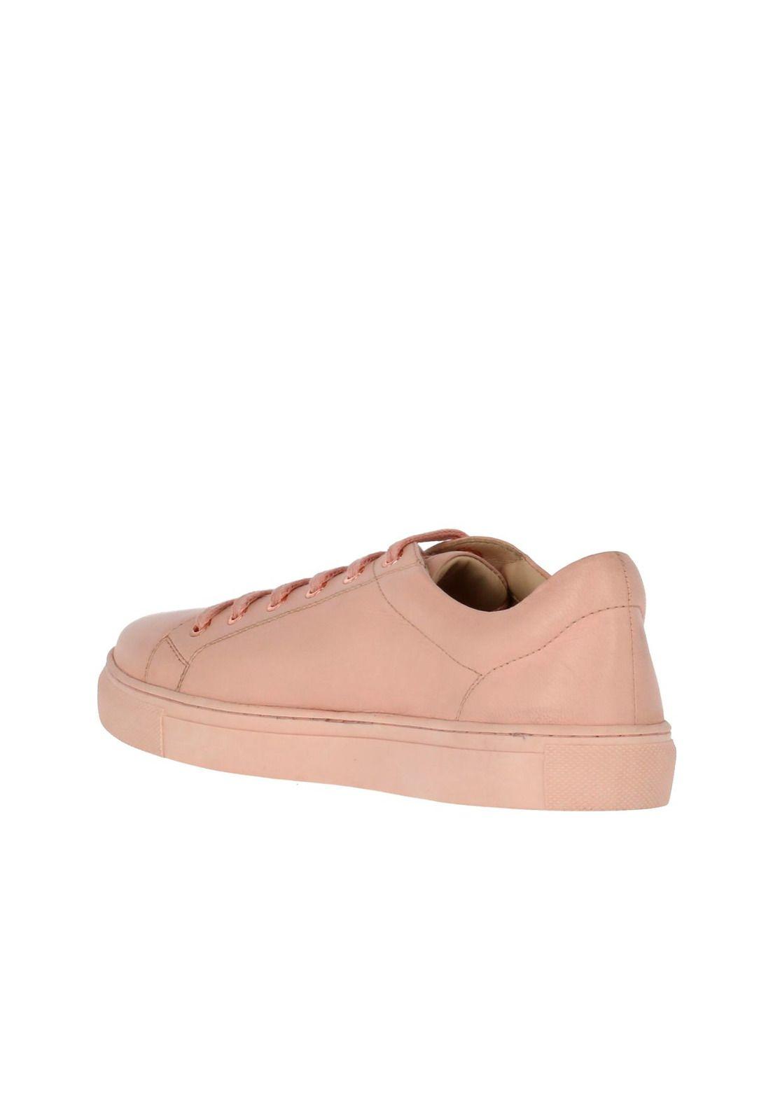 Zapatilla Cuero Distraction Rosa-4
