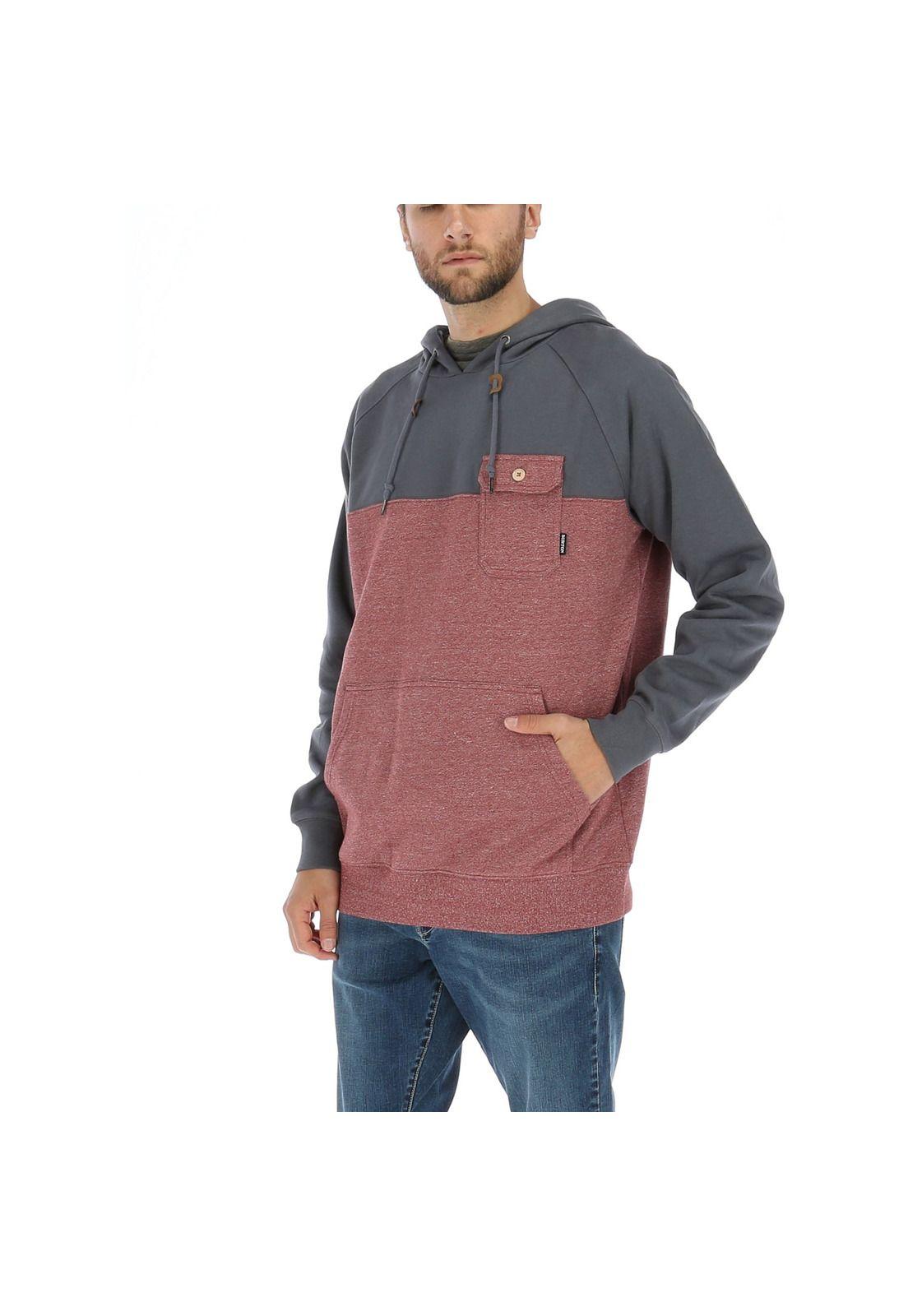 Poleron Horus Panel Po Hombre Rojo-1