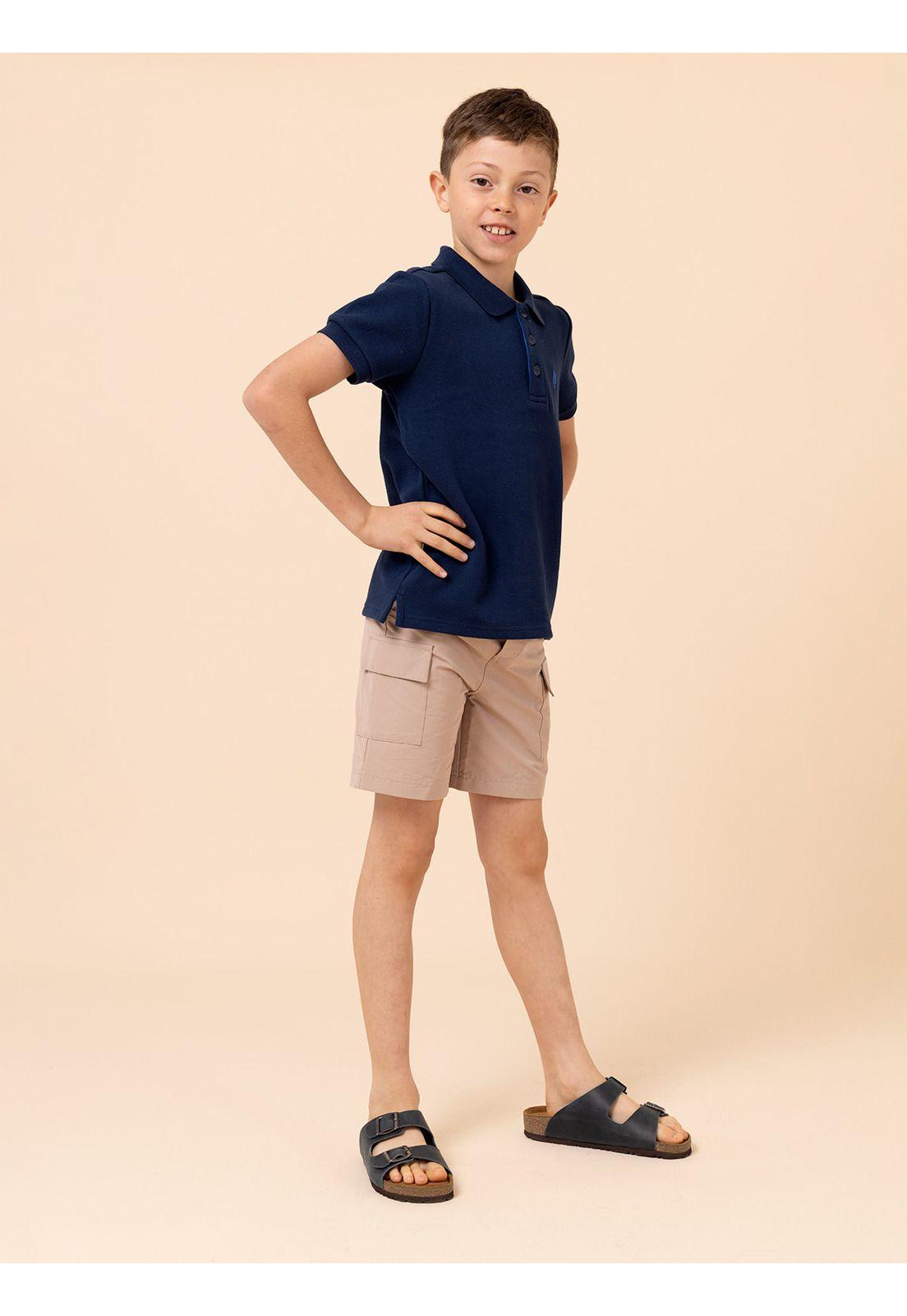 Polera Niño Unkel Azul Marino-1