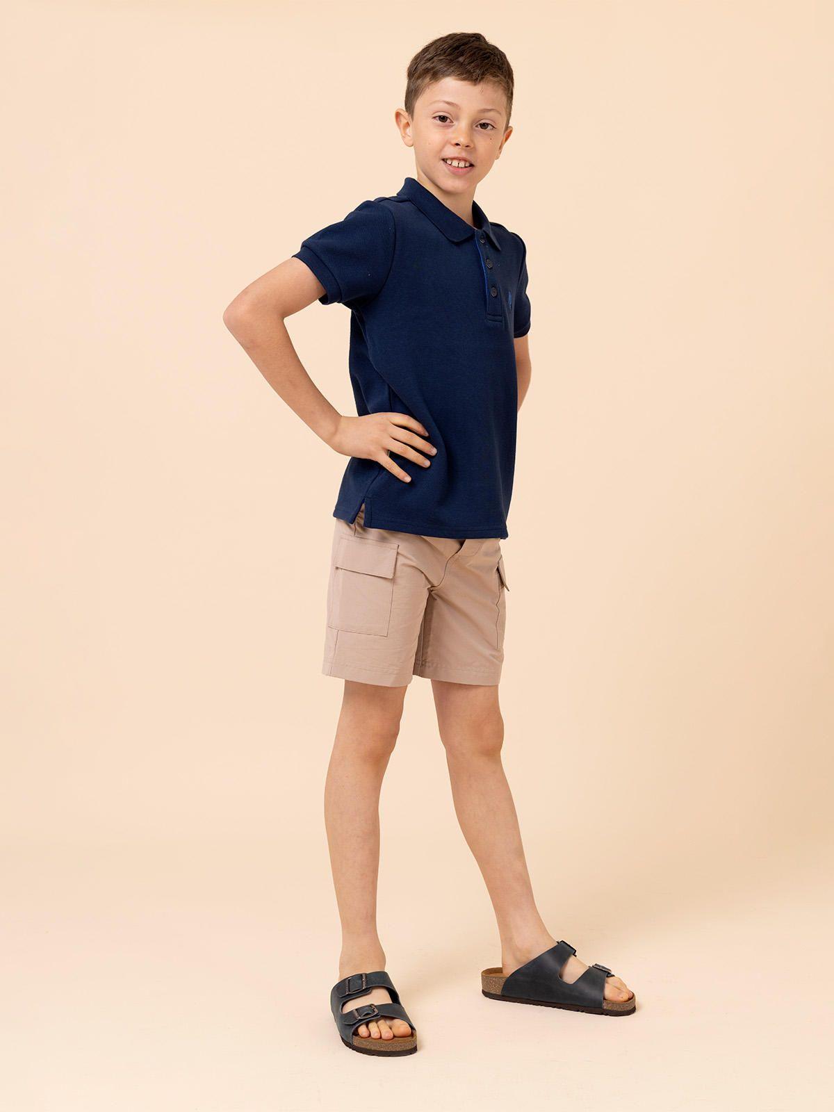 Polera Niño Unkel Azul Marino-1