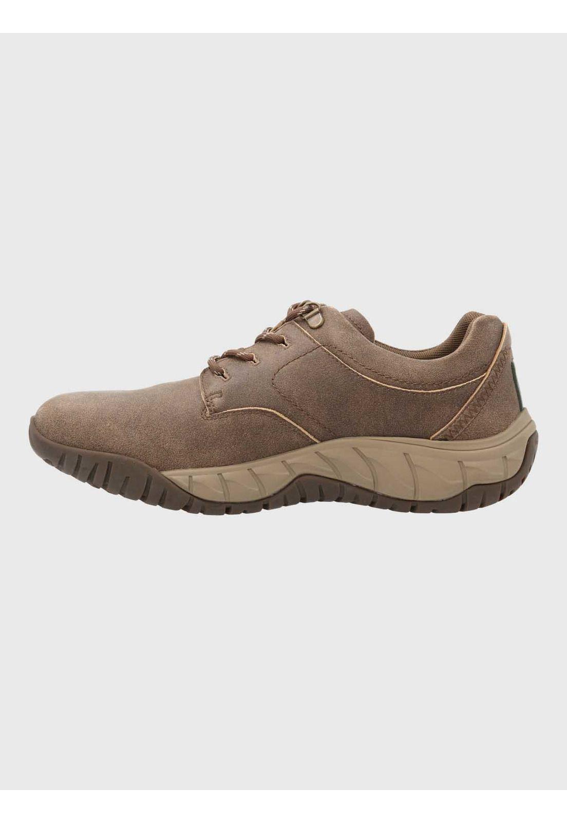 Zapatilla Cuero Hombre Kurth Café-5