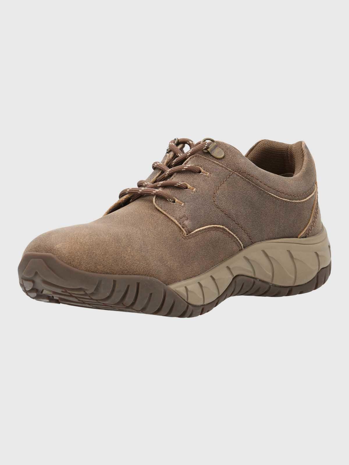 Zapatilla Cuero Hombre Kurth Café-4