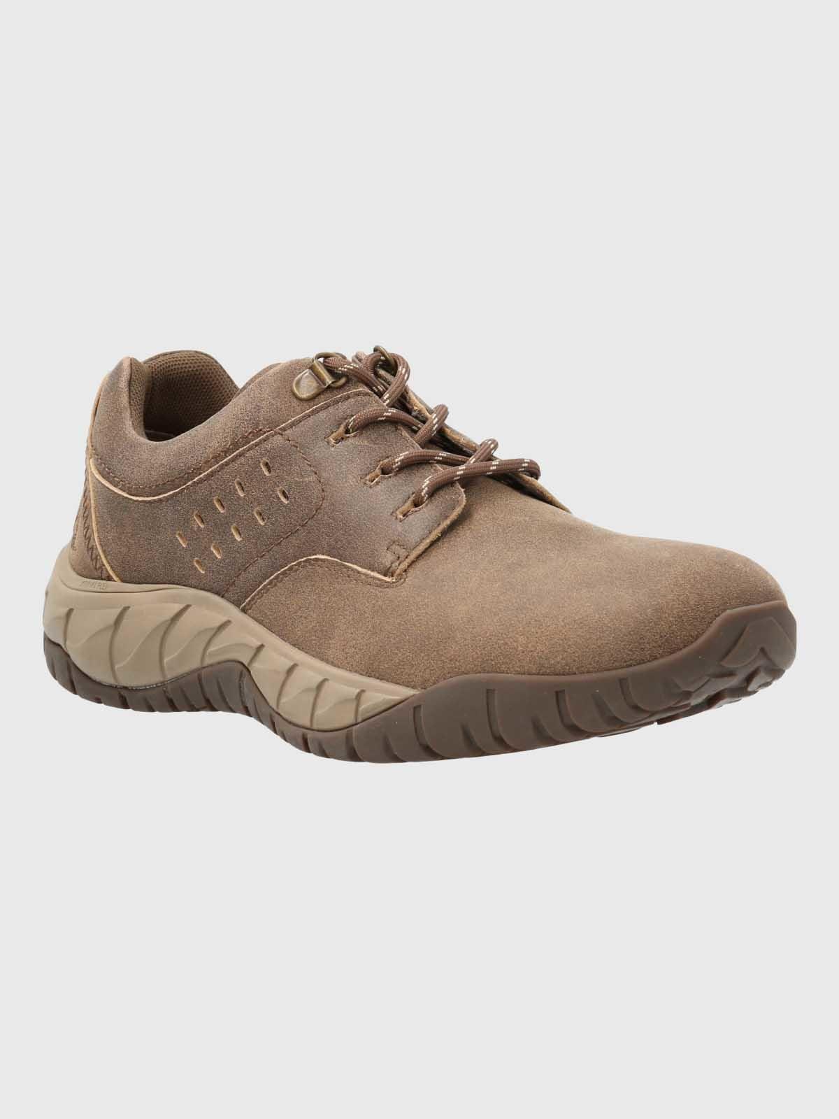 Zapatilla Cuero Hombre Kurth Café-0