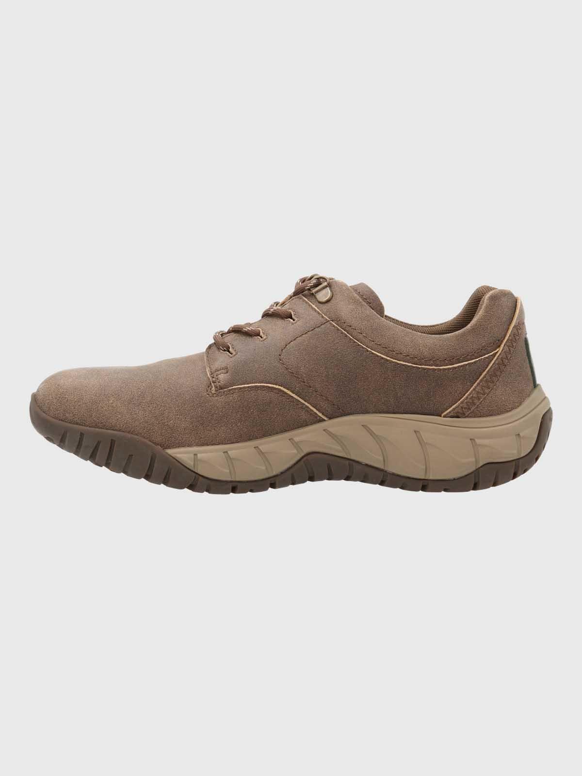 Zapatilla Cuero Hombre Kurth Café-5