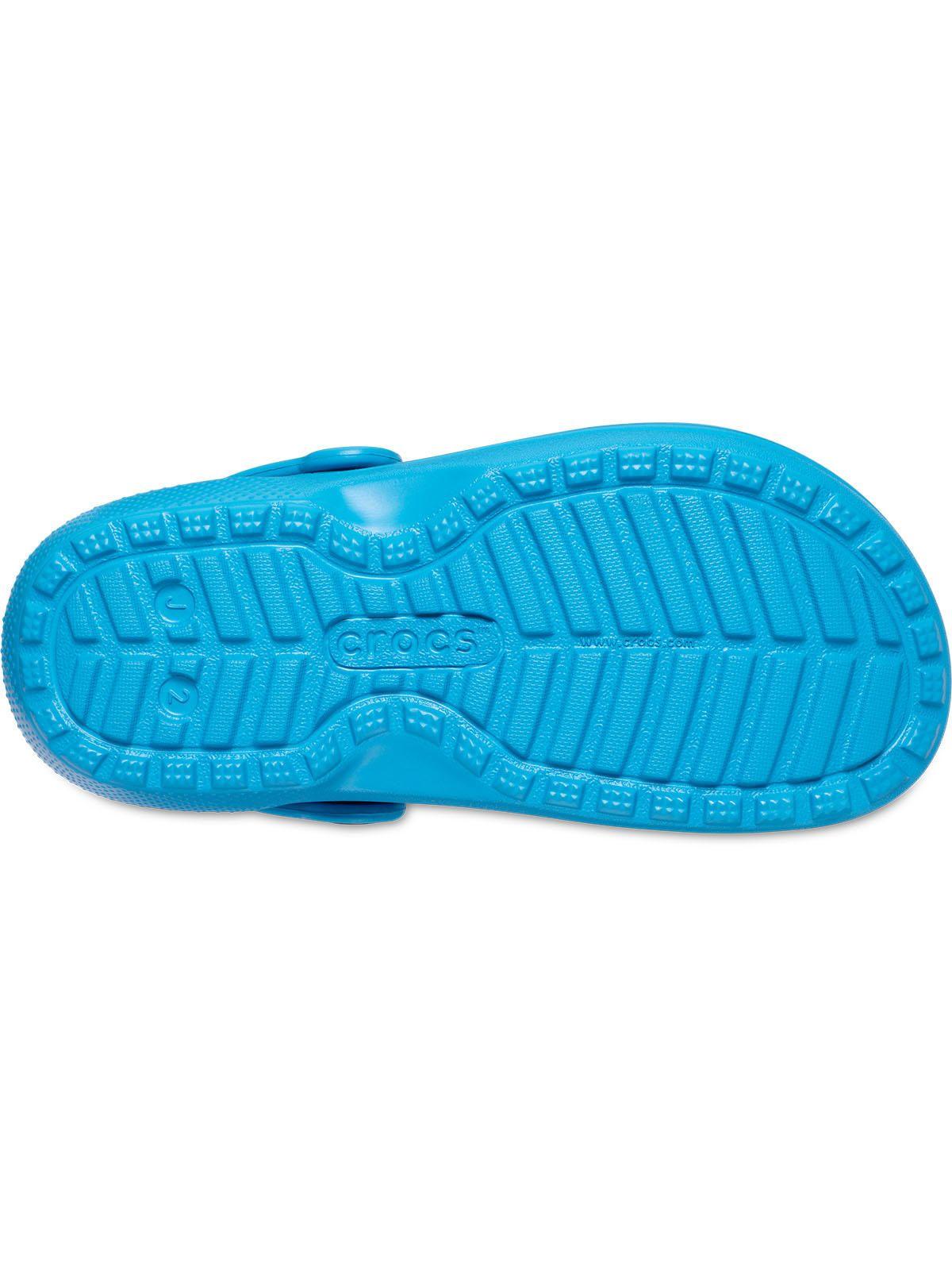 Zueco Crocs Niño Classic Lined Chiporro Azul-5