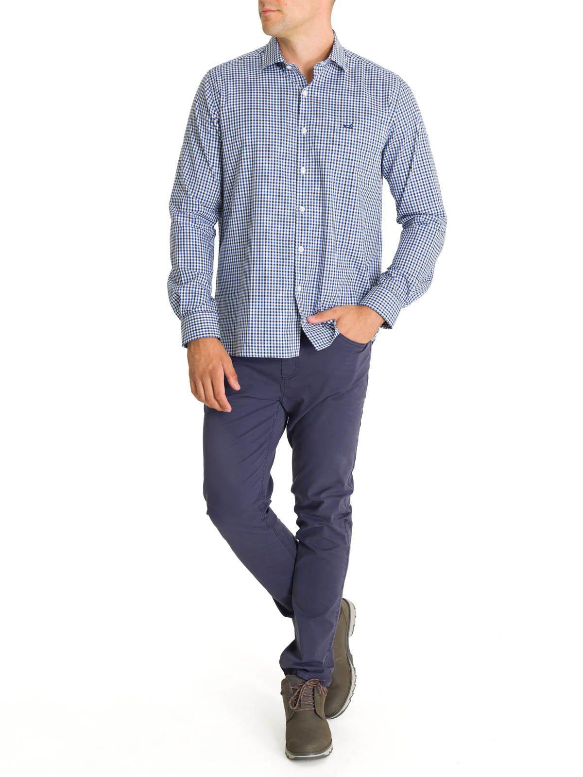 Camisa Algodón Hombre Wool Blanco-8
