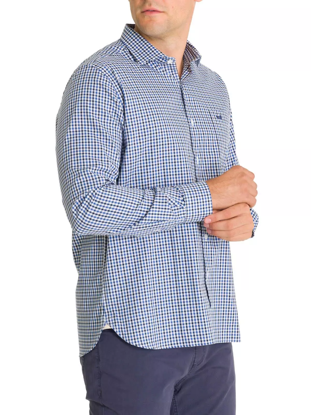 Camisa Algodón Hombre Wool Blanco-5