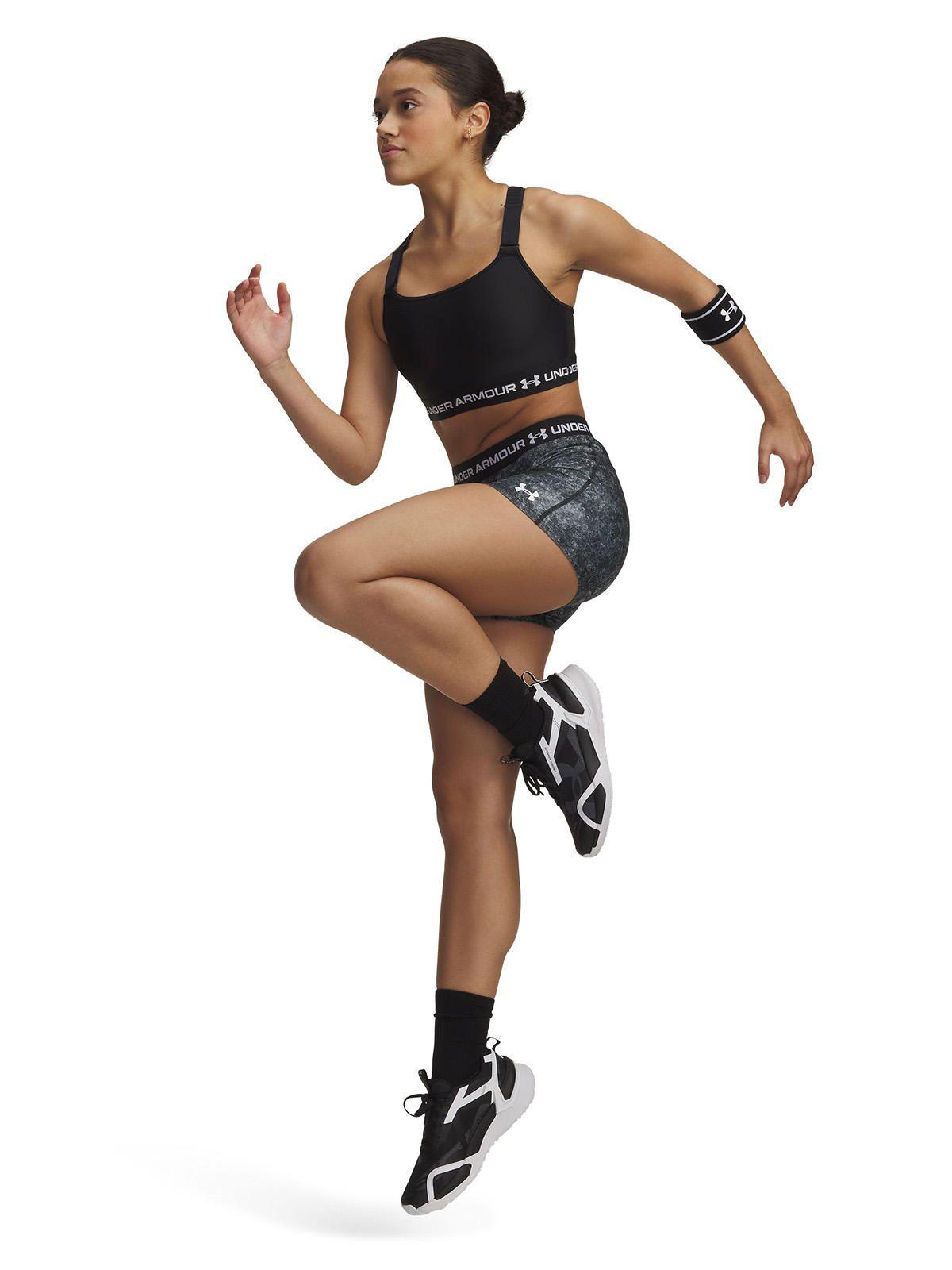 Calza Mujer Heatgear Printy Negro-3