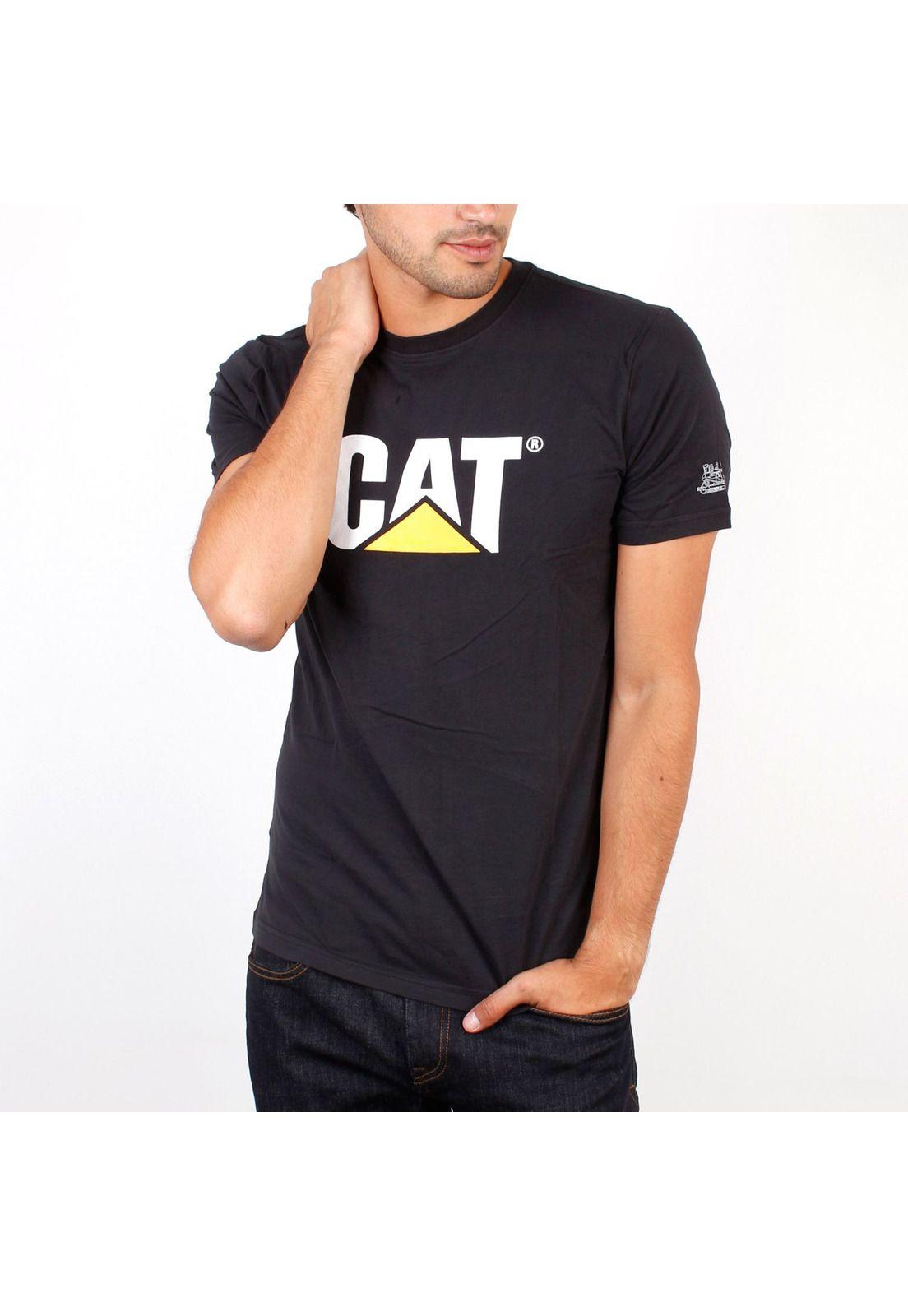 Polera Mc Hombre Slim Fit Logo Tee Negro-1
