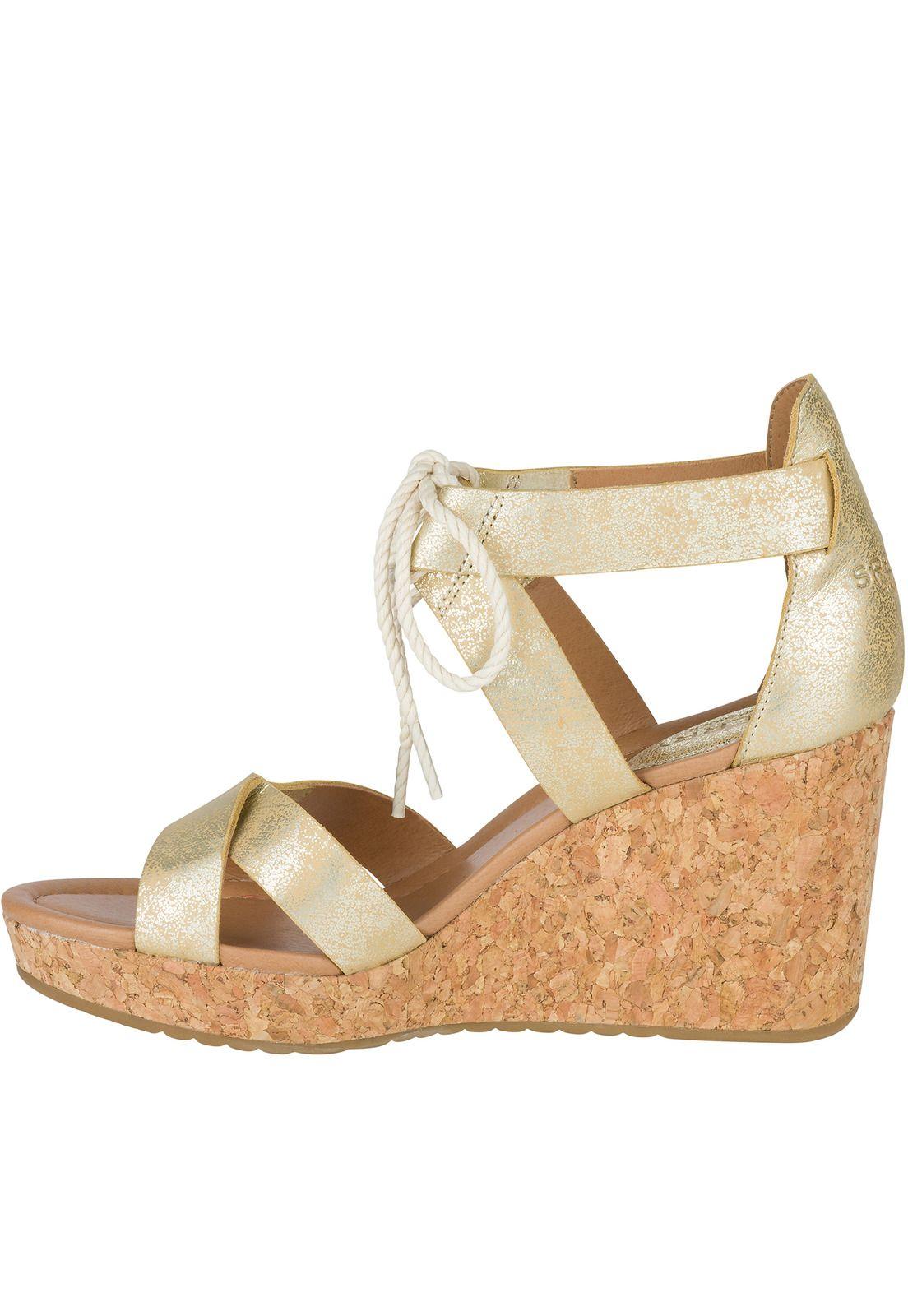 Sandalia Cuero Dawn Ari Plateado Mujer Sperry-2