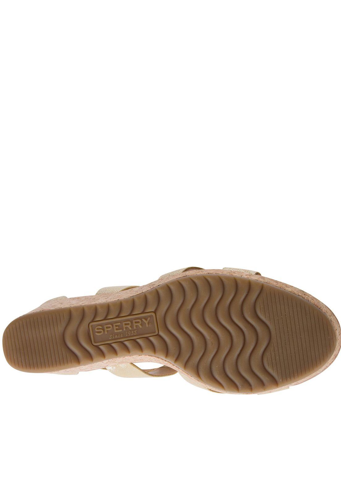 Sandalia Cuero Dawn Ari Plateado Mujer Sperry-3