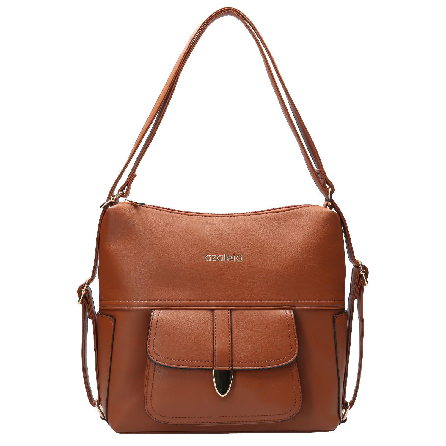 Cartera Convertible Mujer Cheerful Bag Café-0