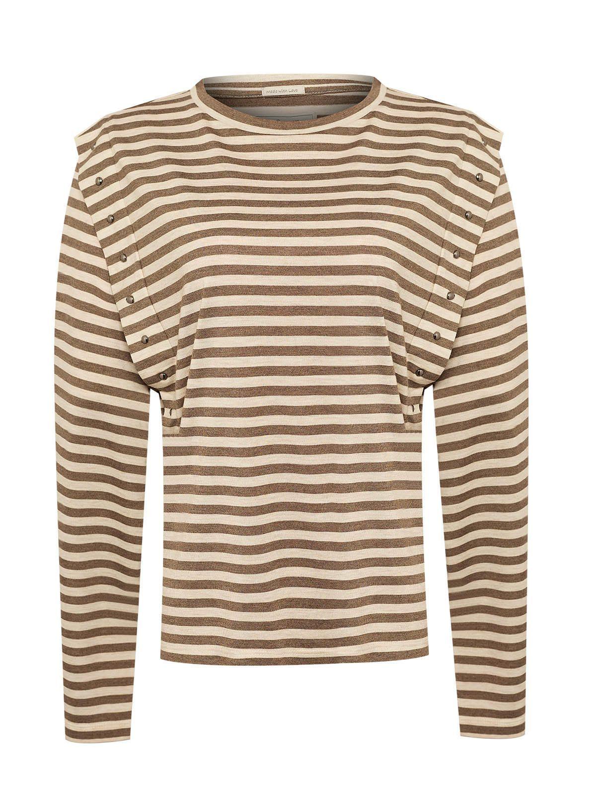 Polera Fibras Recicladas Mujer Diana Café-0