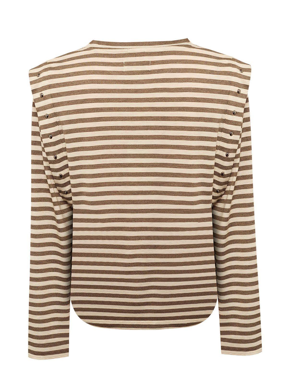 Polera Fibras Recicladas Mujer Diana Café-1