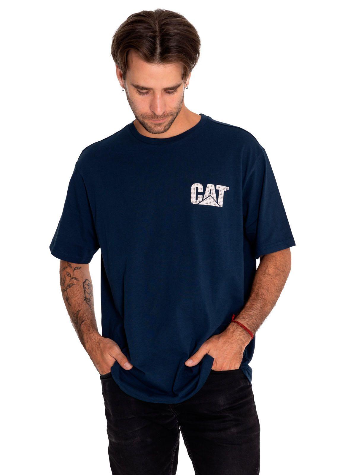 Polera Manga Corta Unisex Embroidered Azul-1