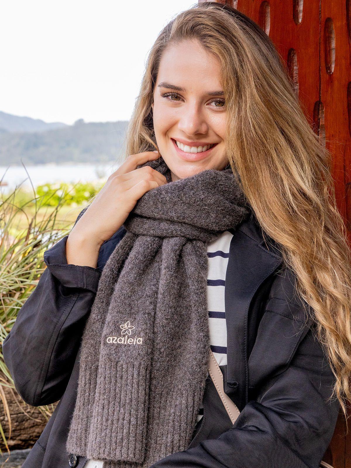 Bufanda Mujer Aspen Scarf Café-1