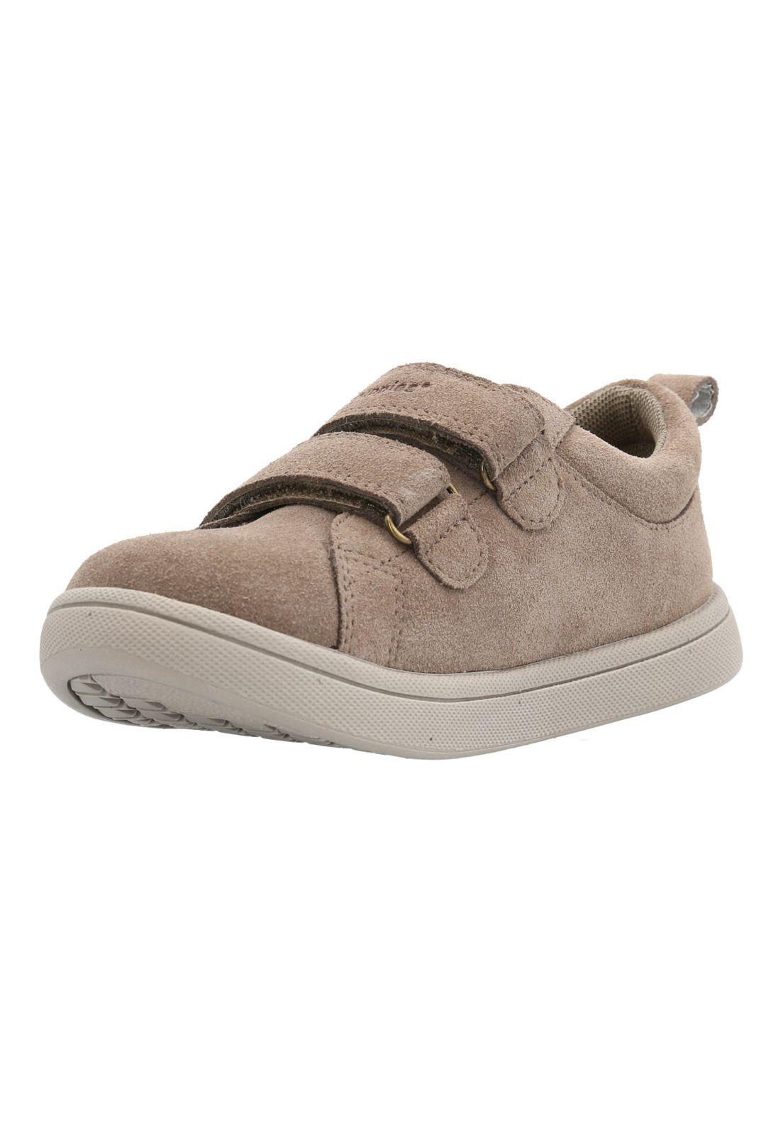 Zapatilla Cuero Hobart Niña Café-5