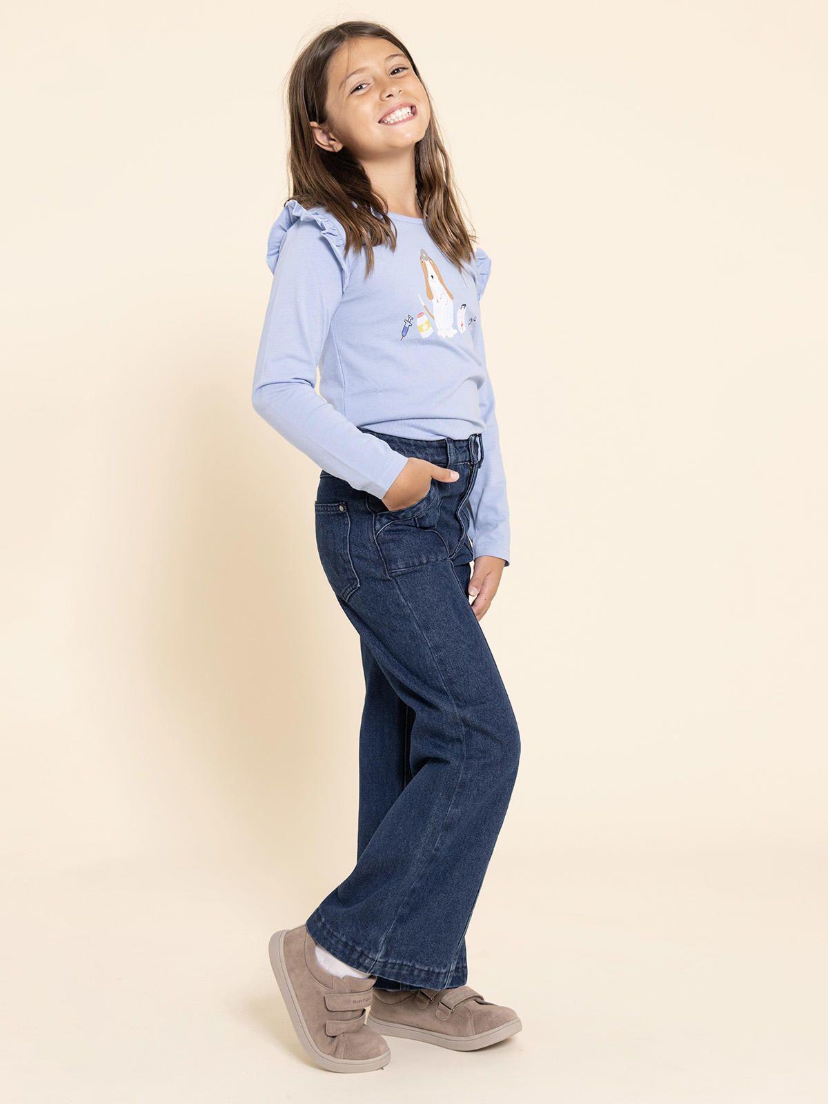 Zapatilla Cuero Hobart Niña Café-4