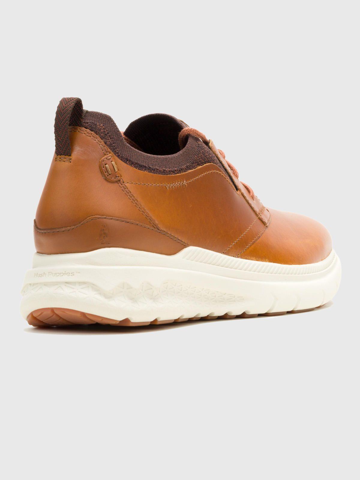 Zapato Cuero Excel Laceup Café Hombre-3