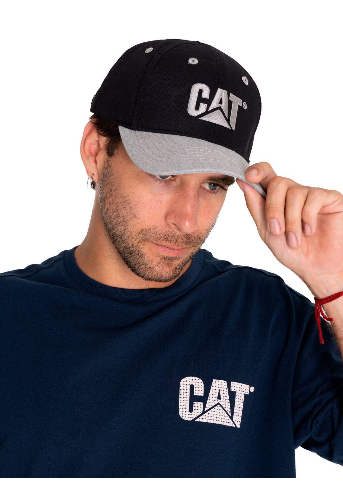 Jockey Casual Hombre Cat Logo Combination Hat Negro-0