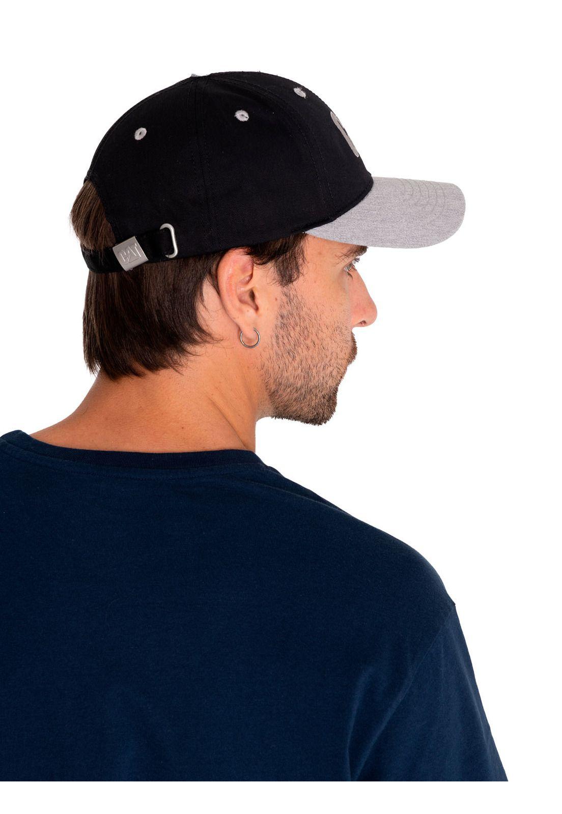 Jockey Casual Hombre Cat Logo Combination Hat Negro-1