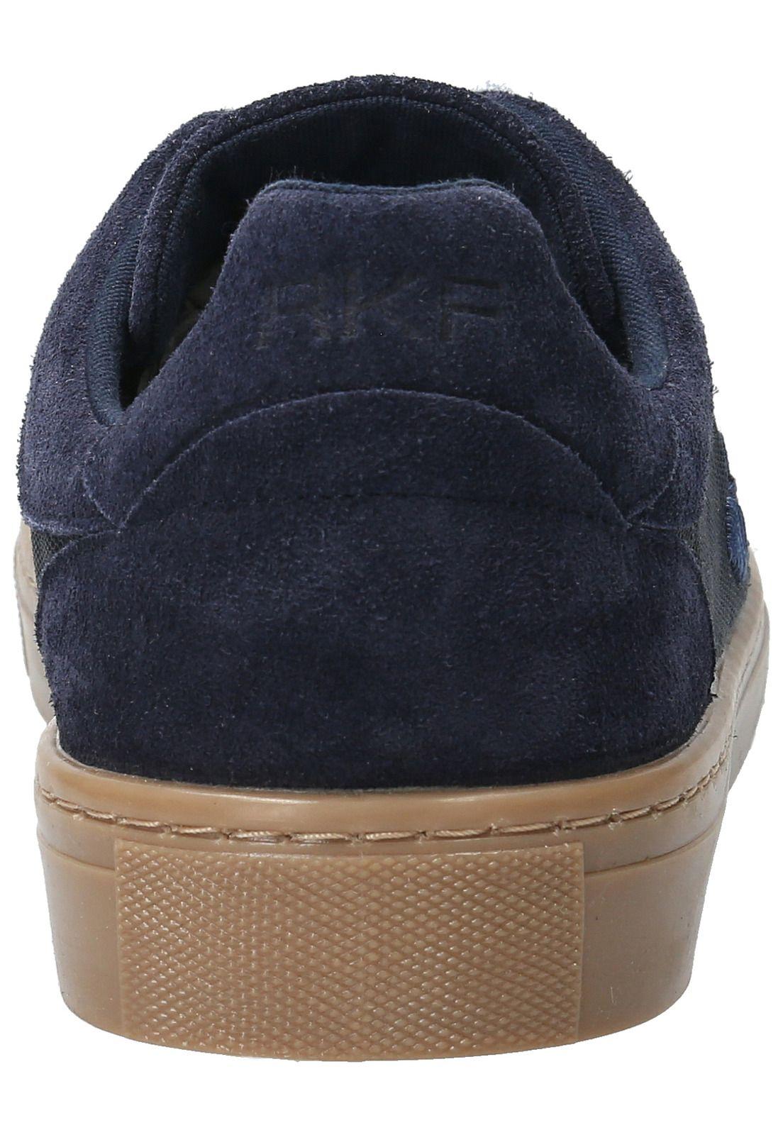 Zapatilla Cuero Hombre Tifon Azul-5