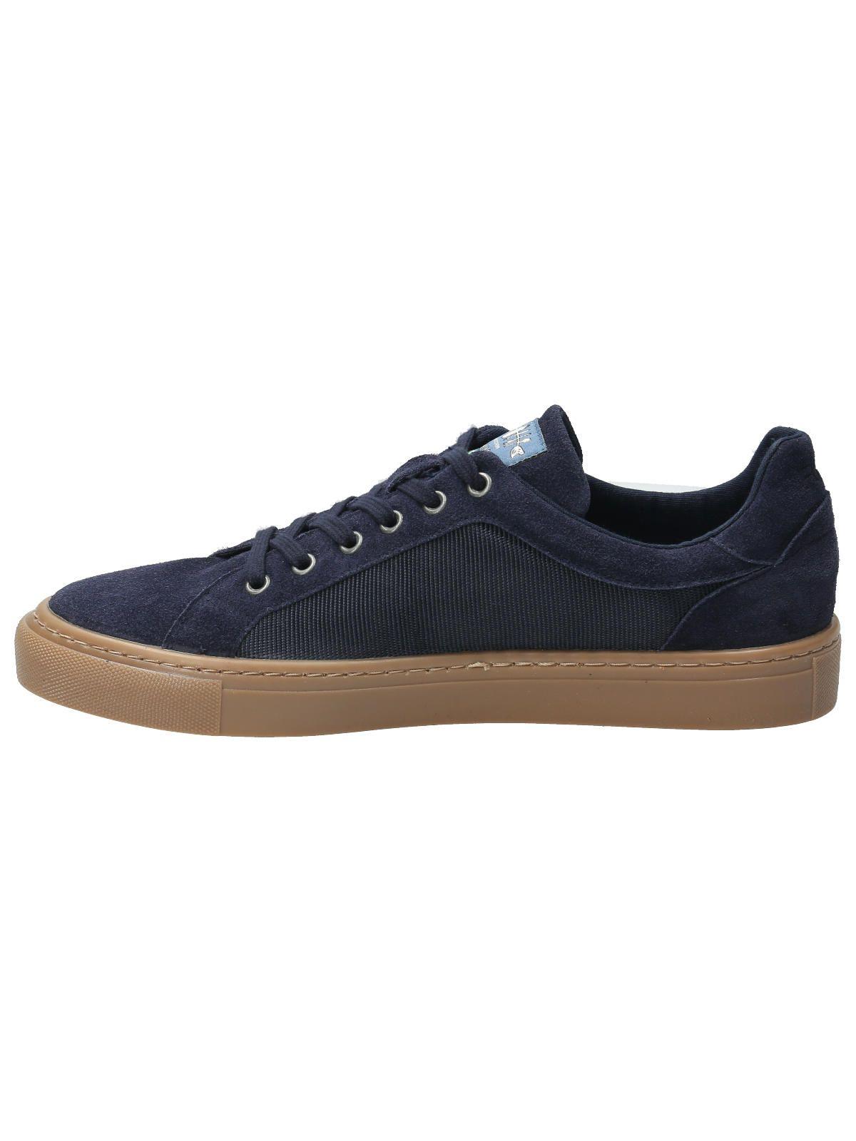 Zapatilla Cuero Hombre Tifon Azul-4