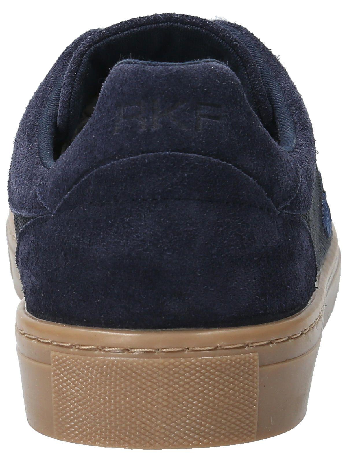 Zapatilla Cuero Hombre Tifon Azul-5