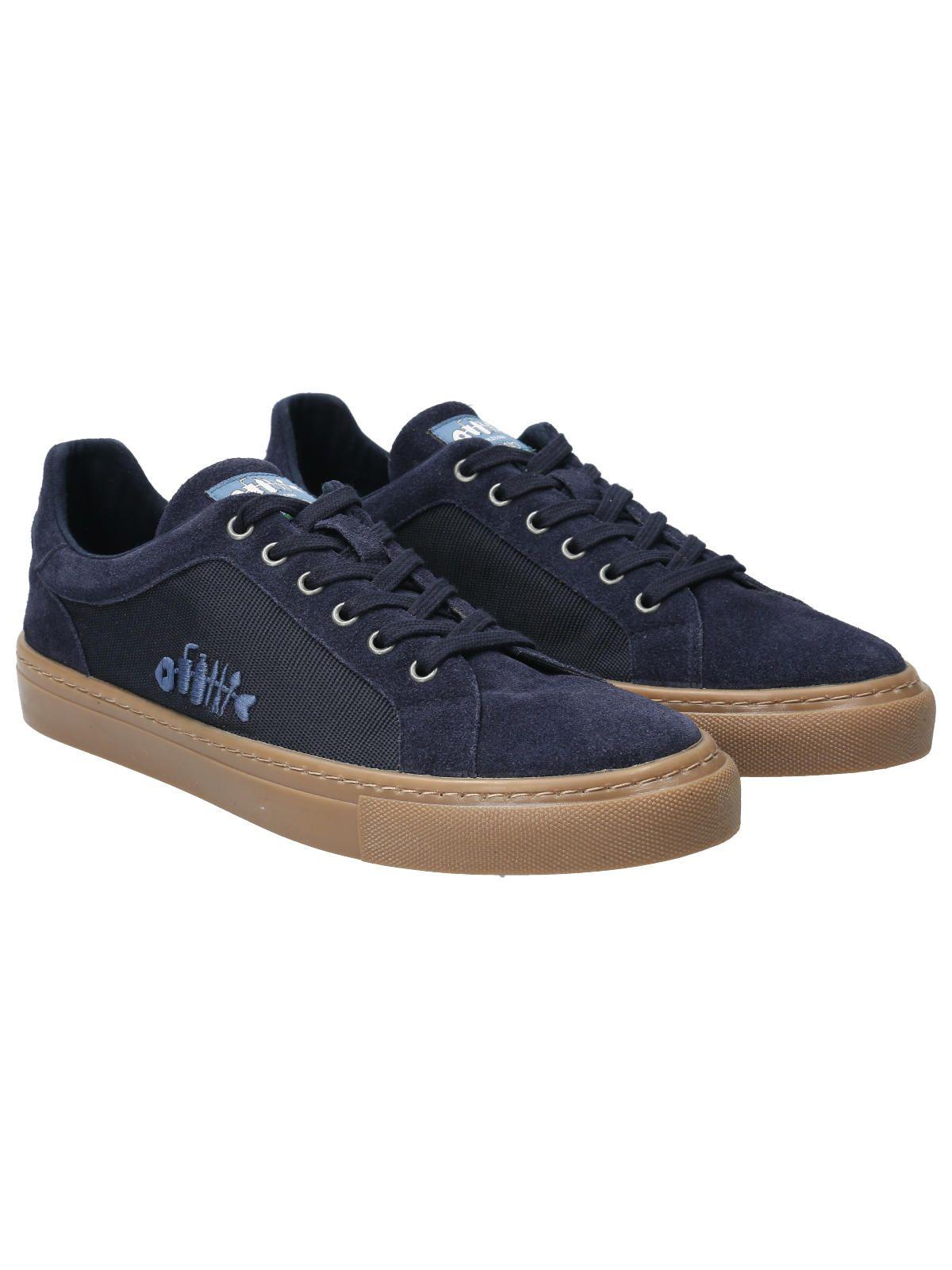 Zapatilla Cuero Hombre Tifon Azul-6