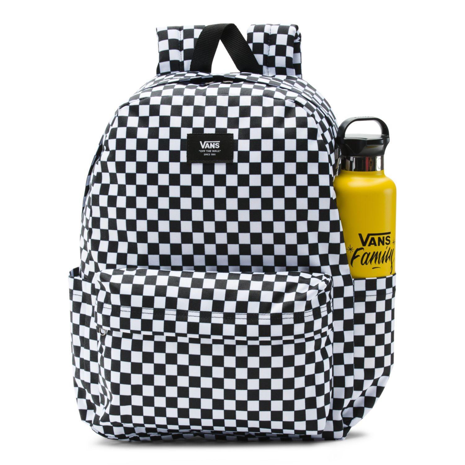 Mochila Hombre Old Skool H2O Check Backpack Negro-1